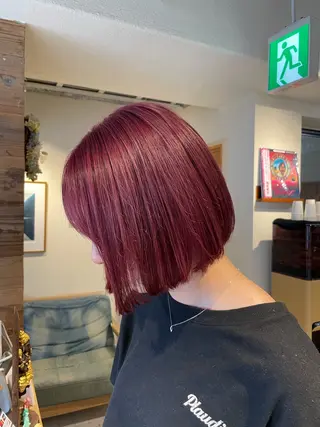 ショート カラー ショート・ボブ／ CHIEのヘアスタイル