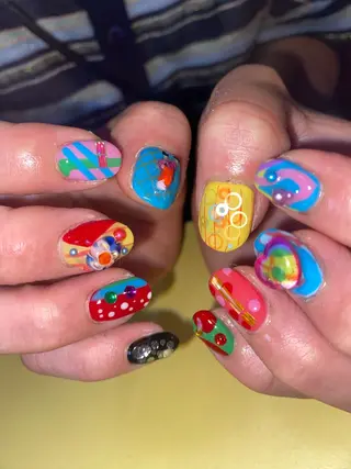 ネイル .unff所属・hana (..)個 性派/メンズネイル◎のネイルデザイン