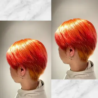 ショート カラー 大人ショート🥂みつ はし こうだい🦕のヘアスタイル