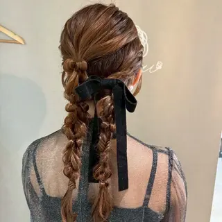 ロング ヘアアレンジ ヘアメイク専門サロンFelice所属・褒められヘアメイク ‎🤍みおのヘアスタイル