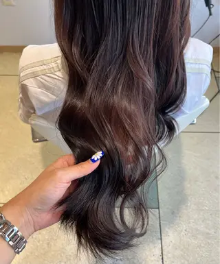 ロング カラー 🫧暖色🎨レイヤ ー🍀奈那美🫧のヘアスタイル