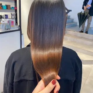 酸性ストレート・ メンズ 三原 楊子のヘアスタイル