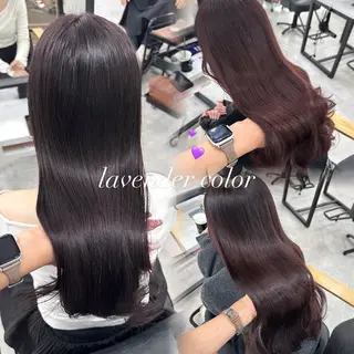 ロング カラー Rinka/梅田/ 透け感カラー🤎のヘアスタイル