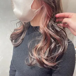 ロング カラー 梅田美容室 山崎海波のヘアスタイル