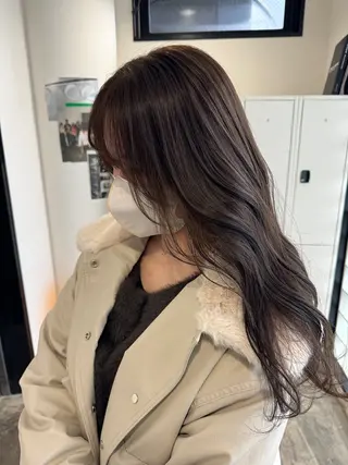 ロング カラー kakeru パーマ特化美容師のヘアスタイル