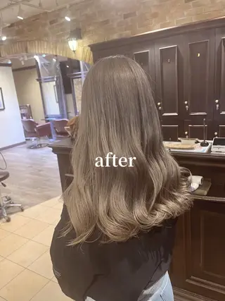 ロング 🧡ミルクティー/ レイヤー🧡ショウナのヘアスタイル