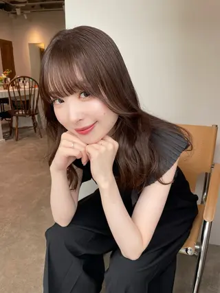 ミディアム カラー uyu所属・♡kyoka /  uyu♡のヘアスタイル