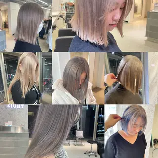 ミディアム カラー ヘアアレンジ 🎗秋山勇 /三宮指名No.1のヘアスタイル
