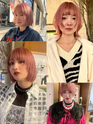 ミディアム CHIHIRO メリケンビューティーのヘアスタイル