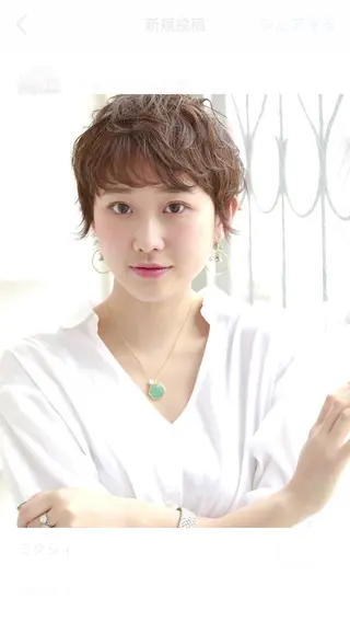 ショート カラー パーマ 🍊千葉 未来🍊店長のヘアスタイル