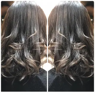 セミロング カラー 小山内 龍一郎 店長のヘアスタイル