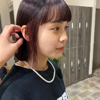 ショート カラー 中村 友香のヘアスタイル
