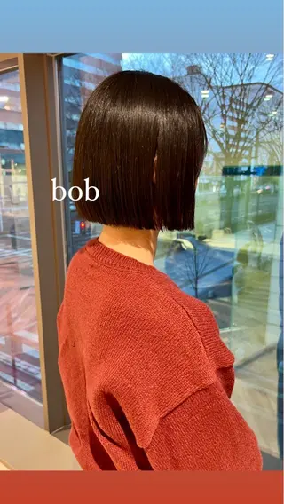 ショート 加納千華 /ボブ/ぱつっとボブのヘアスタイル
