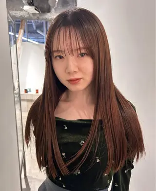 ロング カラー sano rikitoのヘアスタイル