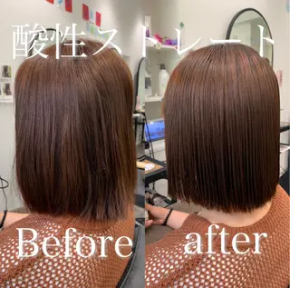 ミディアム 【酸性ストレート】 宮下和明のヘアスタイル