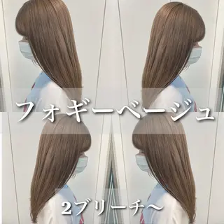ロング カラー パーマ ヘアアレンジ メンズ キッズ ネイル マツエク・マツパ アイブロウ 💕トレンドうる艶髪 💕TUNE銀座のヘアスタイル
