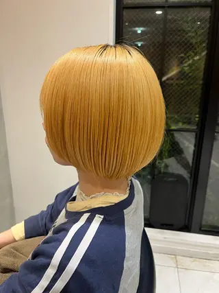 ショート ナミ🩶暗髪/暖色 ❤️/透明感/縮毛のヘアスタイル