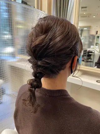 ミディアム 豊田 智美のヘアスタイル