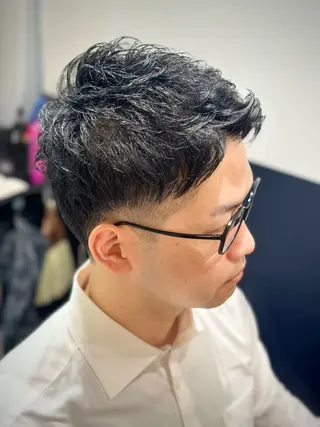 ショート メンズ 銀座メンズ ビジネスショートのヘアスタイル