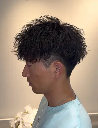 パーマ メンズ vivid所属・麻生誠 メンズ特化❤️‍🔥のヘアスタイル