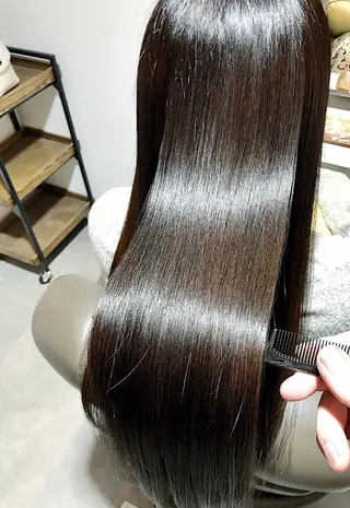 ロング GO TO DAY 名古屋パルコ店所属・髪質改善/顔まわり 石原のヘアスタイル