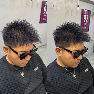 ショート メンズ era2d所属・マコト/心斎橋 メンズ専門店のヘアスタイル