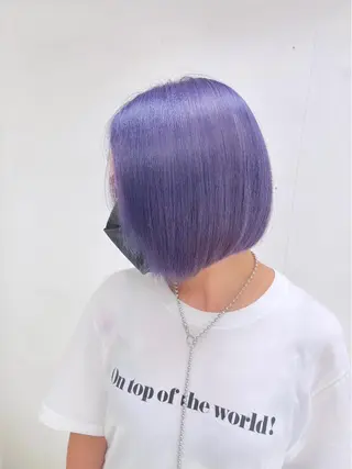 ミディアム カラー パーマ ヘアアレンジ メンズ キッズ ネイル マツエク・マツパ アイブロウ ブリーチ特化型✂️ ハイトーンカラー👨のヘアスタイル