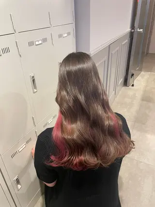 ロング カラー ヘアアレンジ 💗横浜美容室 💗HARUNAのヘアスタイル