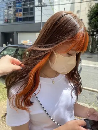 カラー 艶髪🥣透明感カラー 🫧前田奈津実のヘアスタイル