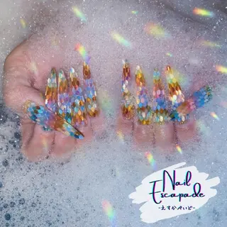 ロング ネイル クロキ 。のネイルデザイン