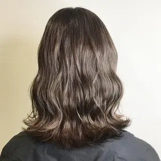 セミロング 澤 幸梨愛のヘアスタイル
