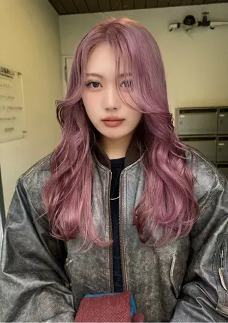 ロング sliver siki・ayanaのヘアスタイル