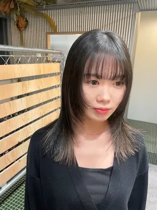 ミディアム ニュアンスヘア /透明感🪽AYAのヘアスタイル