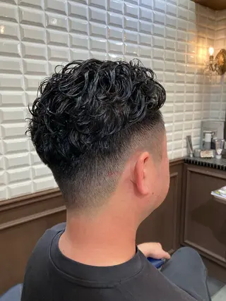 ショート メンズ ルピナス中田店長 山口大地のヘアスタイル