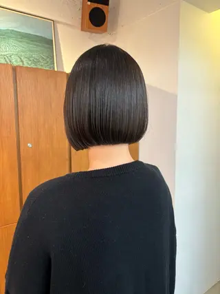 ミディアム ☑️aiko【艶 カラー・ショート募】のヘアスタイル
