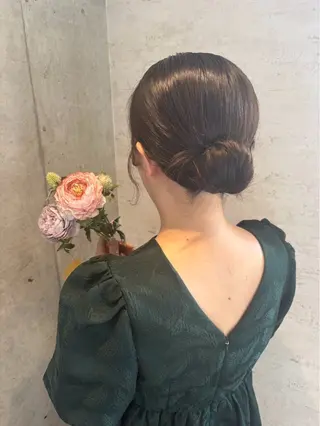 ミディアム ヘアアレンジ Reve  resort所属・美髪× ヘアセット✨Araiのヘアスタイル