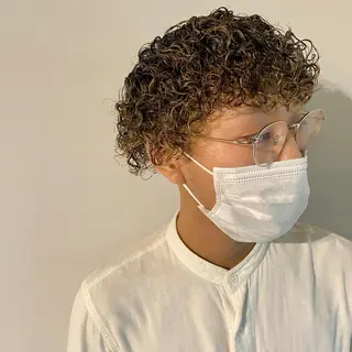 ミディアム パーマ メンズ 🔹YUTA🔹 メンズパーマのヘアスタイル