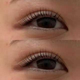 マツエク・マツパ 超透明感カラー🦋韓 国羽エクステ🪽🫧のヘアスタイル