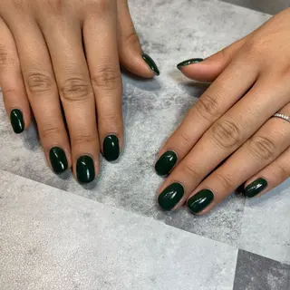 ミディアム salon de Tiara 碧のネイルデザイン