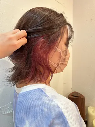 ミディアム ゆうき あすかのヘアスタイル