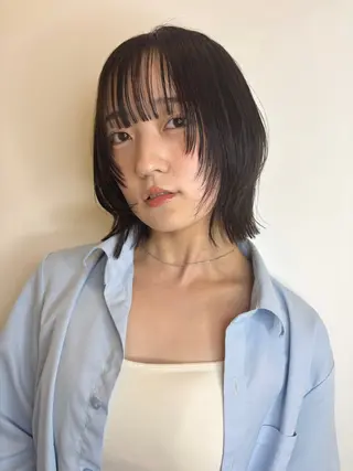 ミディアム KEYMAN HARUKAのヘアスタイル
