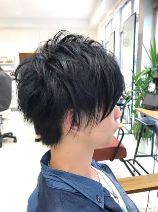 ショート カラー メンズ 中野 克也のヘアスタイル
