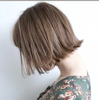 ミディアム カラー ✂︎hiroカットと 縮毛矯正とカラー✂︎のヘアスタイル