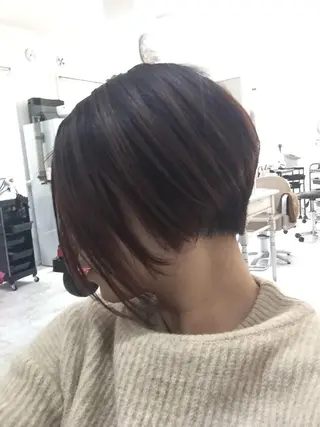 ショート 再現性ショートボブ 木又克美のヘアスタイル