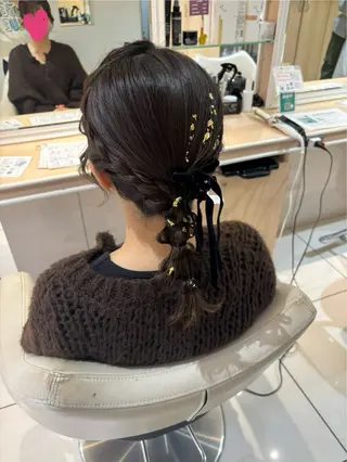 ロング ヘアアレンジ 宮永 璃沙のヘアスタイル