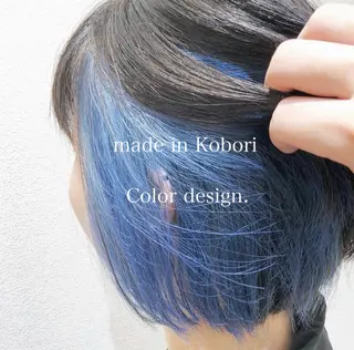 ショート カラー レイヤーカット/ 前髪顔周りカットのヘアスタイル