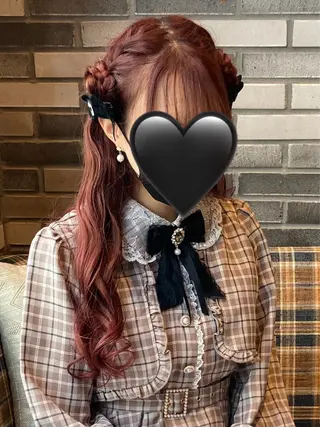 ロング ヘアアレンジ 💎透明感カラー💎 bAteAu あまねのヘアスタイル