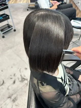 ショート 柴田樹/大人可愛い 艶髪カラー/髪質改善のヘアスタイル