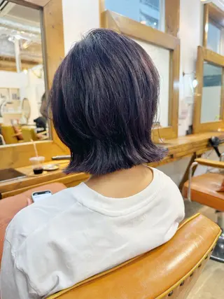 ミディアム カラー newline銀座所属・銀座ショート/ 大人ショート/金子涼のヘアスタイル