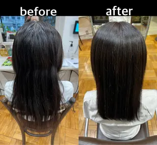 セミロング LOG武蔵新城所属・口コミ見てください! ⭐️メンズカット大成のヘアスタイル